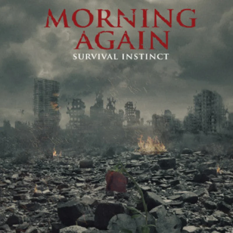 MORNING AGAIN 'SURIVAL INSTINCT' 7" EP - GREY