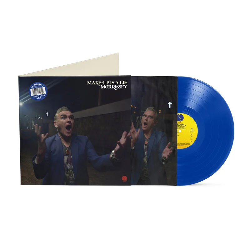 MORRISSEY 'MAKE-UP IS A LIE' LP (Blue Vinyl)