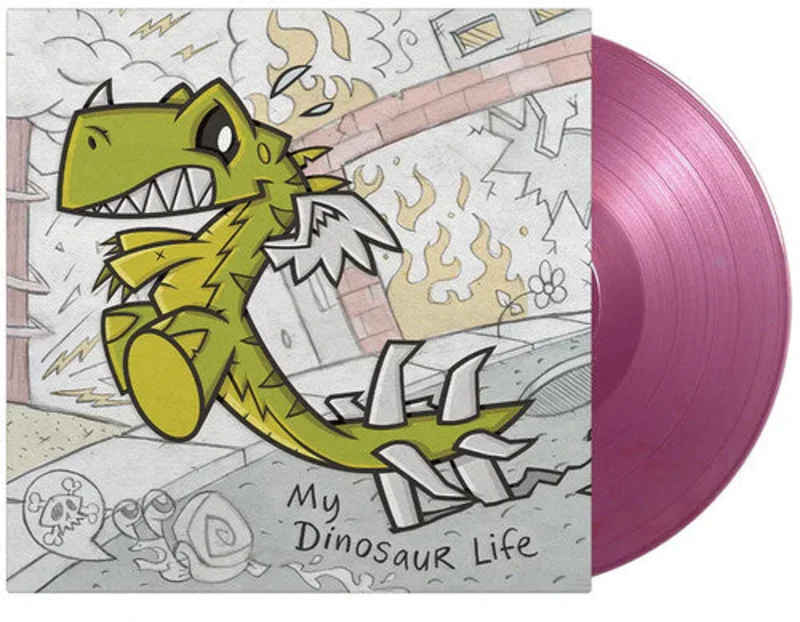 MOTION CITY SOUNDTRACK 'MY DINOSAUR LIFE' LP - PURPLE/RED MARBLE