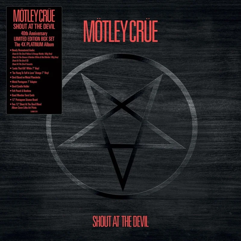 Motley Crue - Shout At The Devil: 40th Anniversary [Limited Edition LP Box Set]