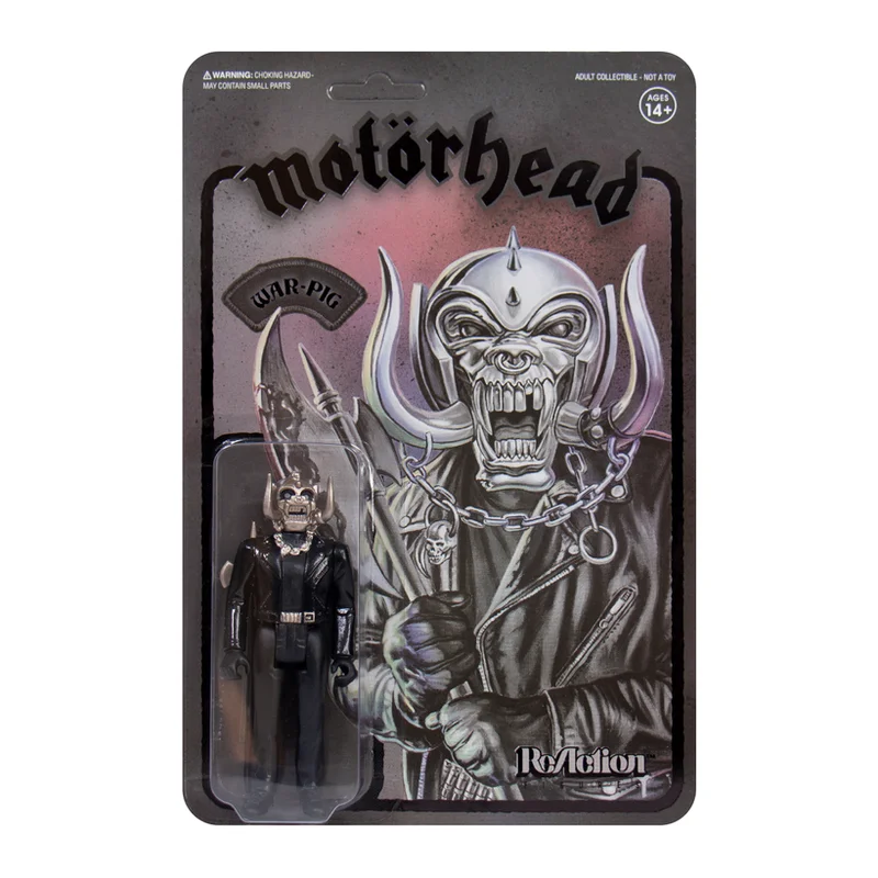 MOTORHEAD REACTION FIGURE 'WARPIG' - BLACK SERIES