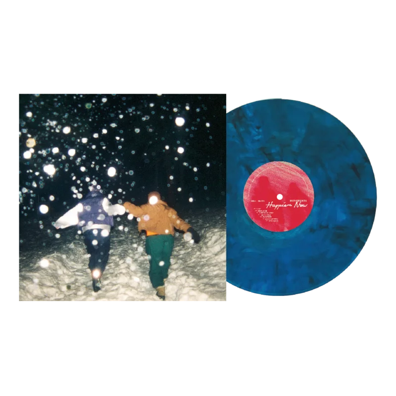 MOVEMENTS HAPPIER NOW LP (Exclusive  Limited to 500, Blue Smoke Vinyl)