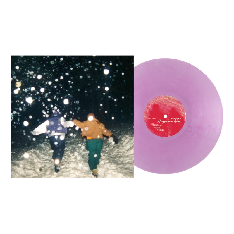 MOVEMENTS HAPPIER NOW LP (Transparent Violet Vinyl)
