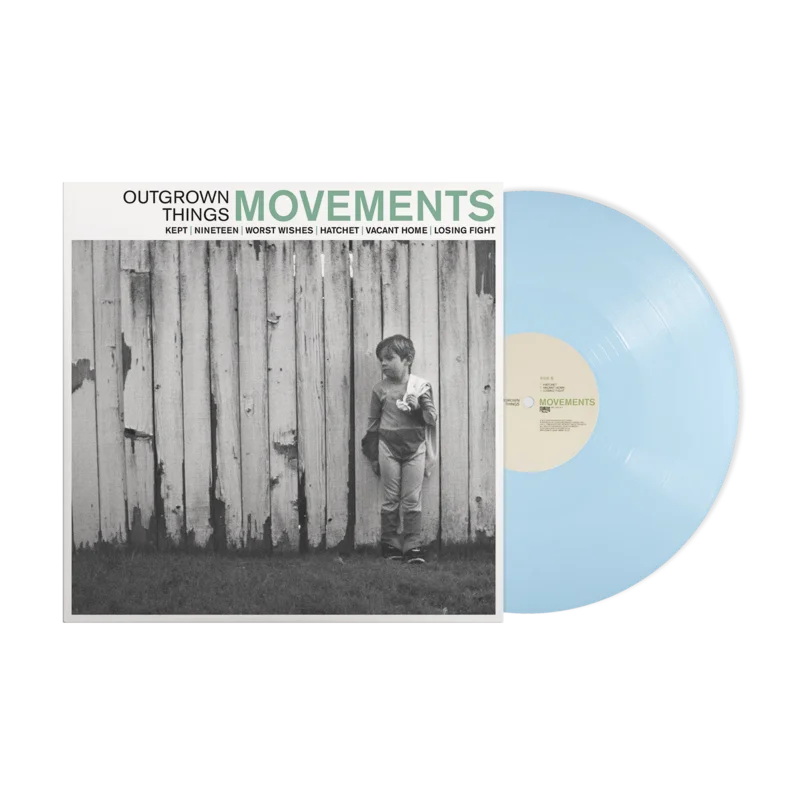 MOVEMENTS OUTGROWN THINGS 10" (Limited Edition  Only 300 Made, Opaque Baby Blue Vinyl)