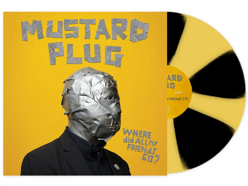 MUSTARD PLUG WHERE DID ALL MY FRIENDS GO? LP - LTD. 250 - MUSTARD YELLOW/BLACK PINWHEEL