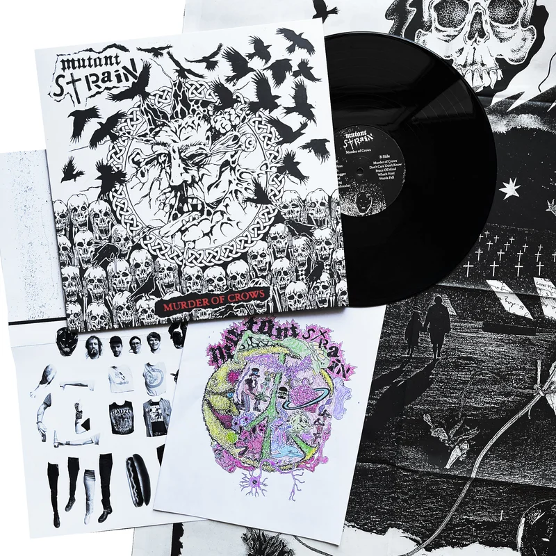 Mutant Strain: Murder of Crows 12" opaque red vinyl