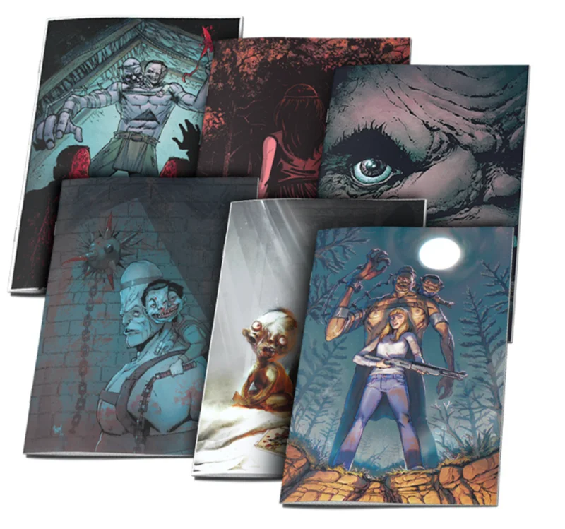 MY BROTHERS BLOOD MACHINE by CLAUDIO SANCHEZ -  COMIC BOOK ISSUES #1 thru #6 (EXCLUSIVE COVERS)
