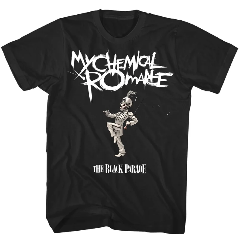 MY CHEMICAL ROMANCE BLACK PARADE T-SHIRTS black