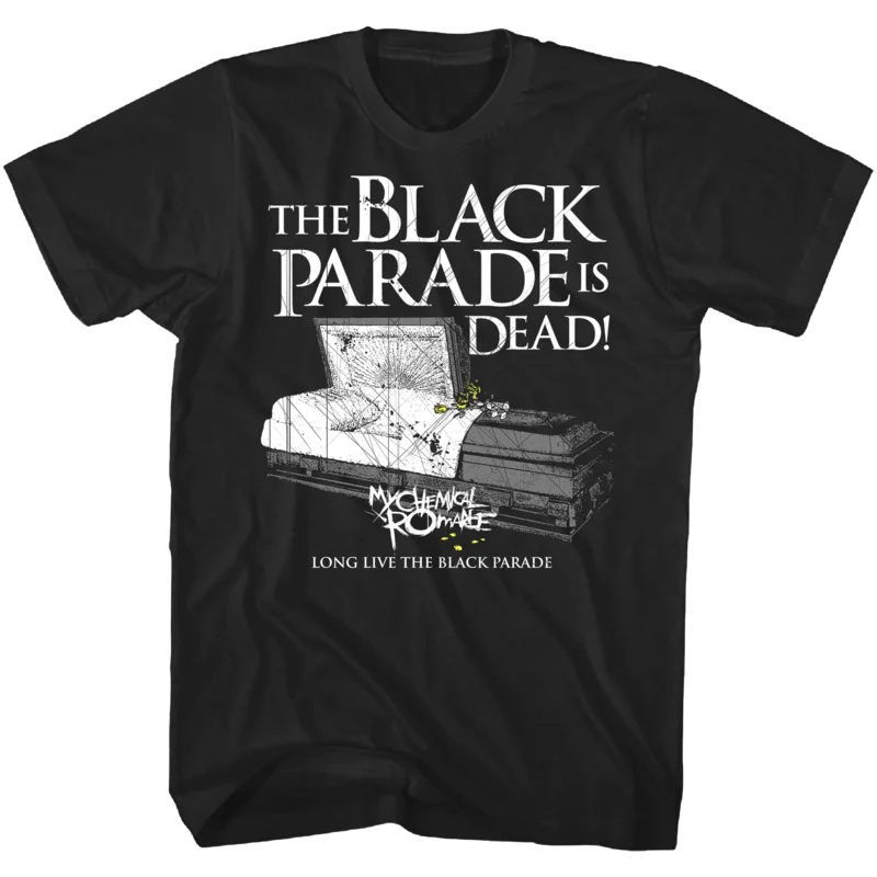 MY CHEMICAL ROMANCE  COFFIN T-SHIRTS black