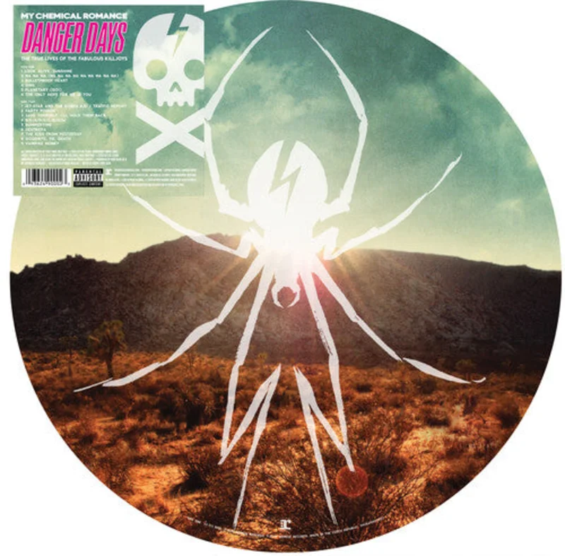 MY CHEMICAL ROMANCE 'DANGER DAYS: THE TRUE LIVES OF THE FABULOUS KILLJOYS' LP - PICTURE DISK