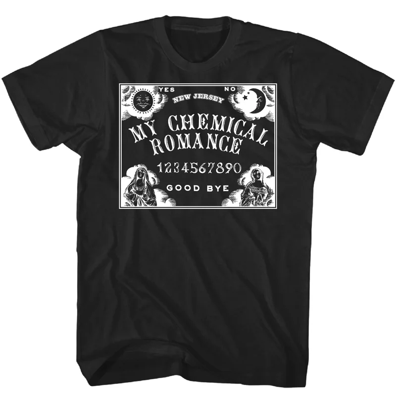MY CHEMICAL ROMANCE OUIJA T-SHIRTS black