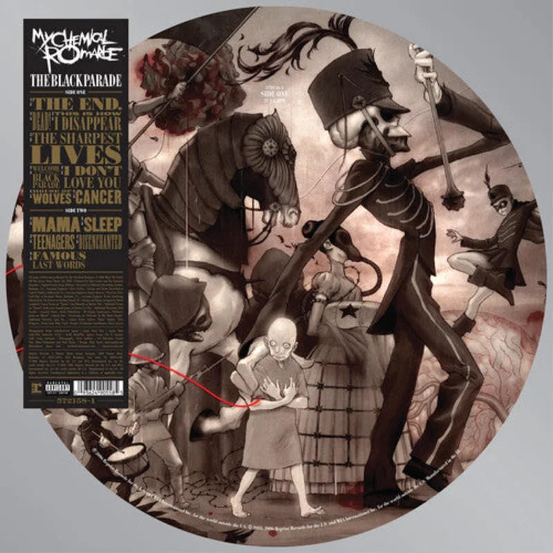 MY CHEMICAL ROMANCE 'THE BLACK PARADE' LP - PICTURE DISK