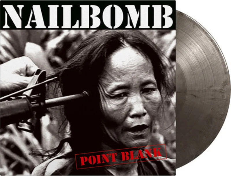 NAILBOMB 'POINT BLANK' LP - LTD. - IMPORT - BLADE BULLET SILVER MARBLE