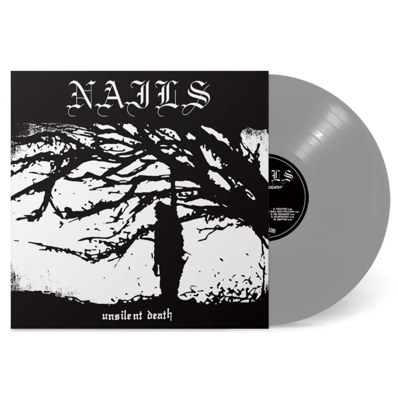 NAILS UNSILENT DEATH LP - EXCLUSIVE - LTD. 300 - OPAQUE GRAY