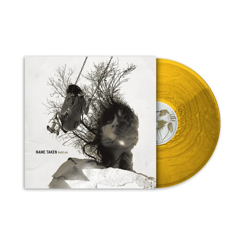 NAME TAKEN HOLD ON LP - EXCLUSIVE - LTD. 250 - GOLD METALLIC SWIRL