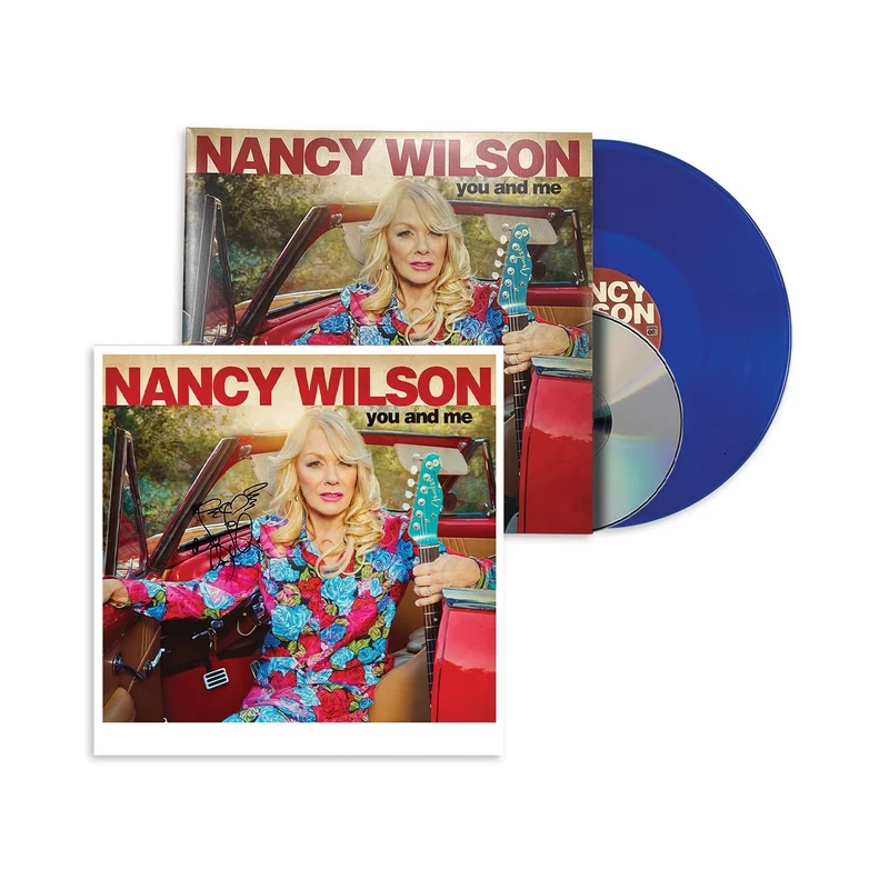 NANCY WILSON YOU AND ME LP + AUTOGRAPHED PRINT + BONUS CD - EXCLUSIVE - LTD. 200 - BLUE