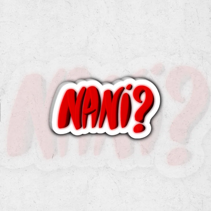 Nani (euphoria) -  glossy vinyl sticker