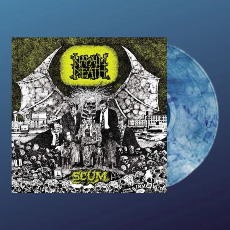 NAPALM DEATH 'SCUM' LP - BLUE