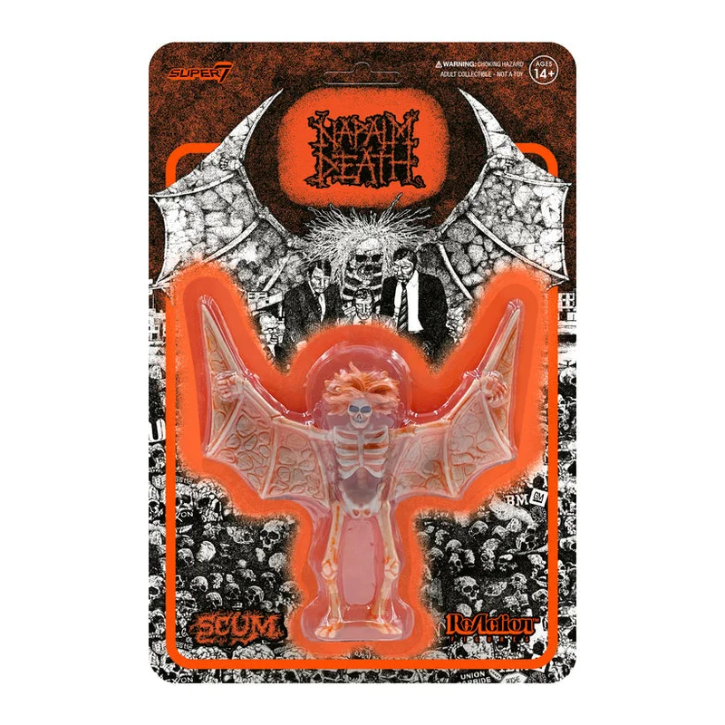 NAPALM DEATH SCUM REACTION FIGURE - ORANGE