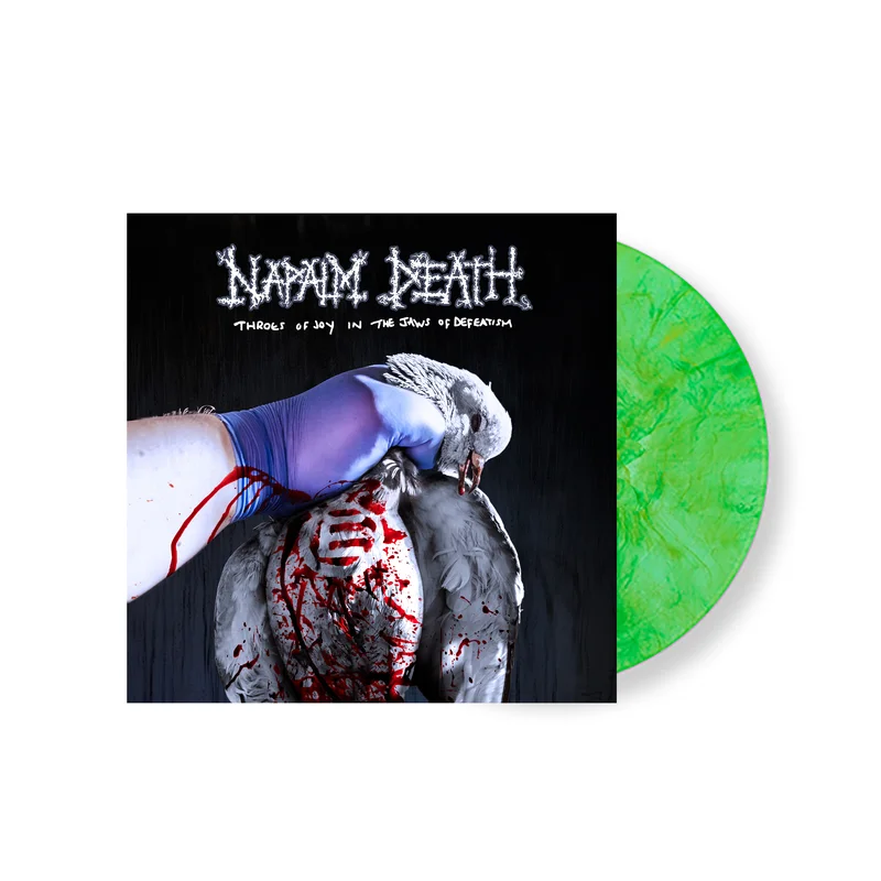 NAPALM DEATH THROES OF JOY IN THE JAWS OF DEFEATISM LP - EXCLUSIVE - LTD. 250 - MUCUS/ENVY/SWIRL