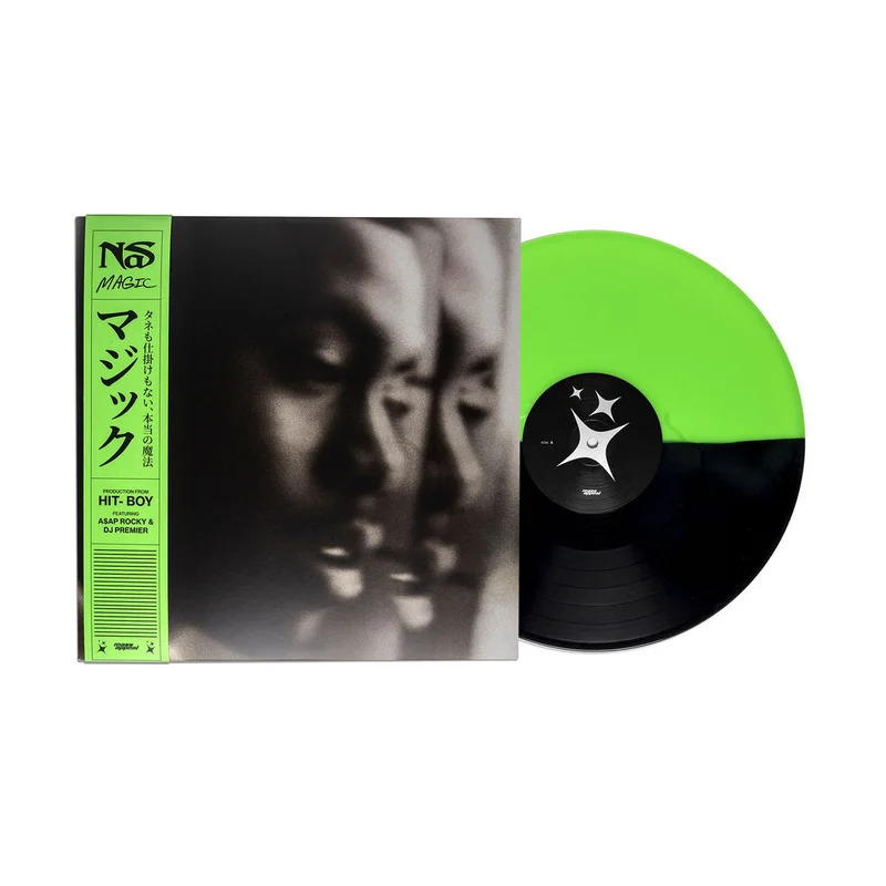 NAS 'MAGIC' LP - GREEN/BLACK