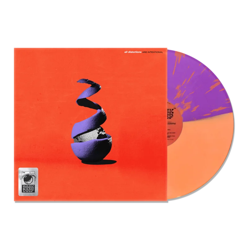 NECK DEEP ALL DISTORTIONS ARE INTENTIONAL LP - EXCLUSIVE - LTD. 300 -  PURPLE/ORANGE/SPLATTER