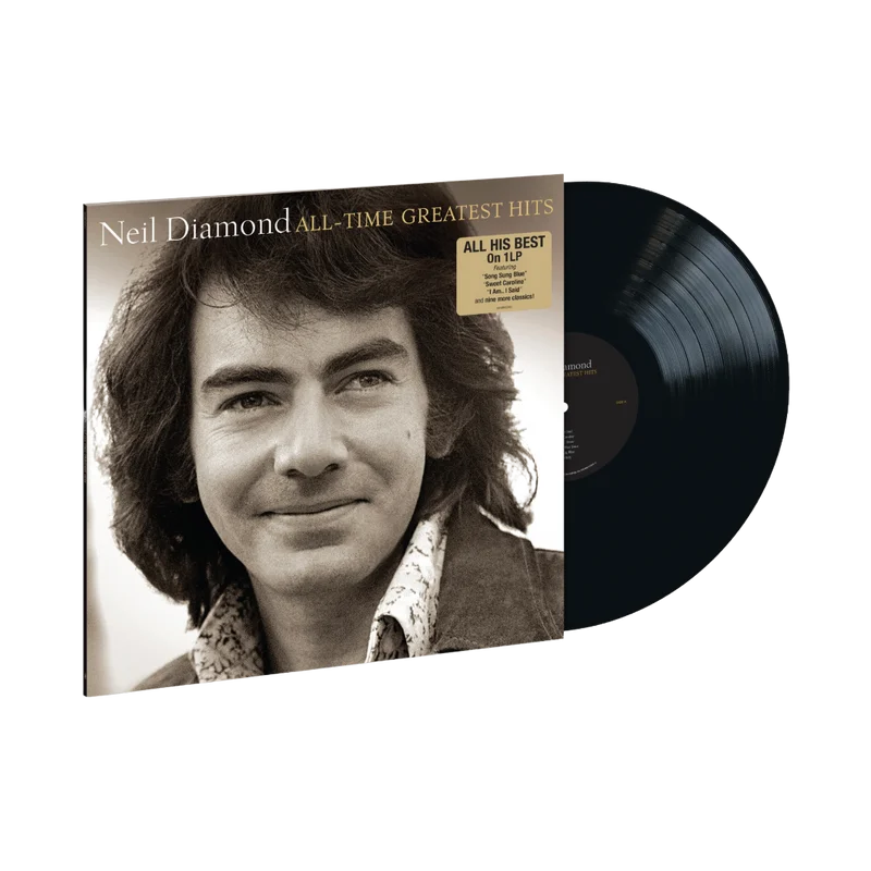 NEIL DIAMOND - ALL-TIME GREATEST HITS - SINGLE DISC EDITION - VINYL LP