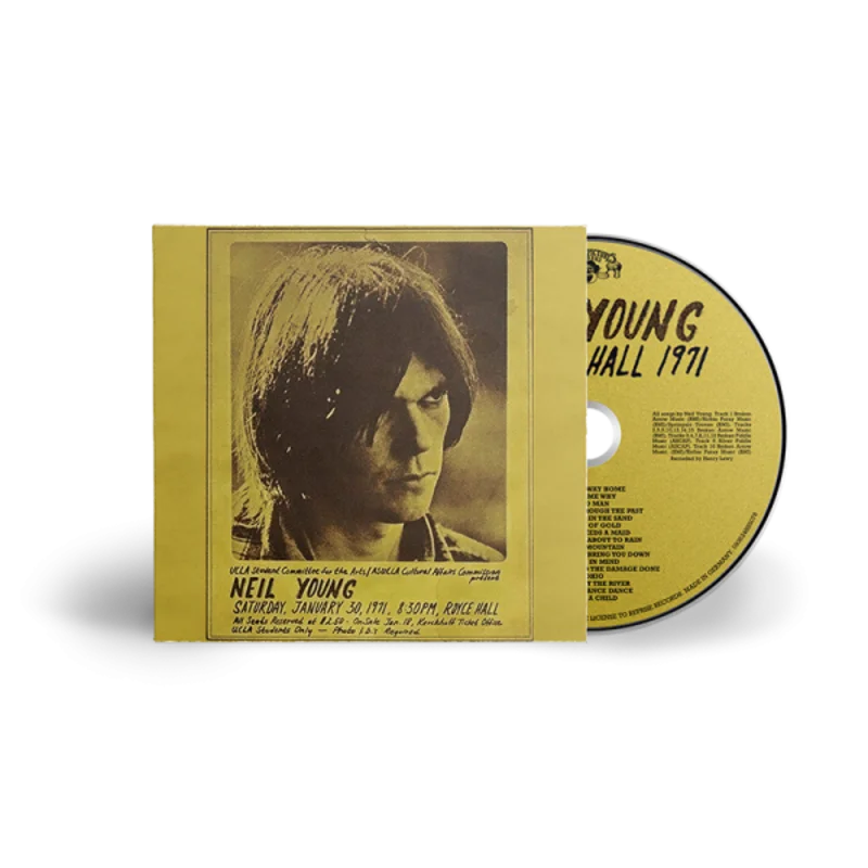 NEIL YOUNG 'ROYCE HALL 1971' CD