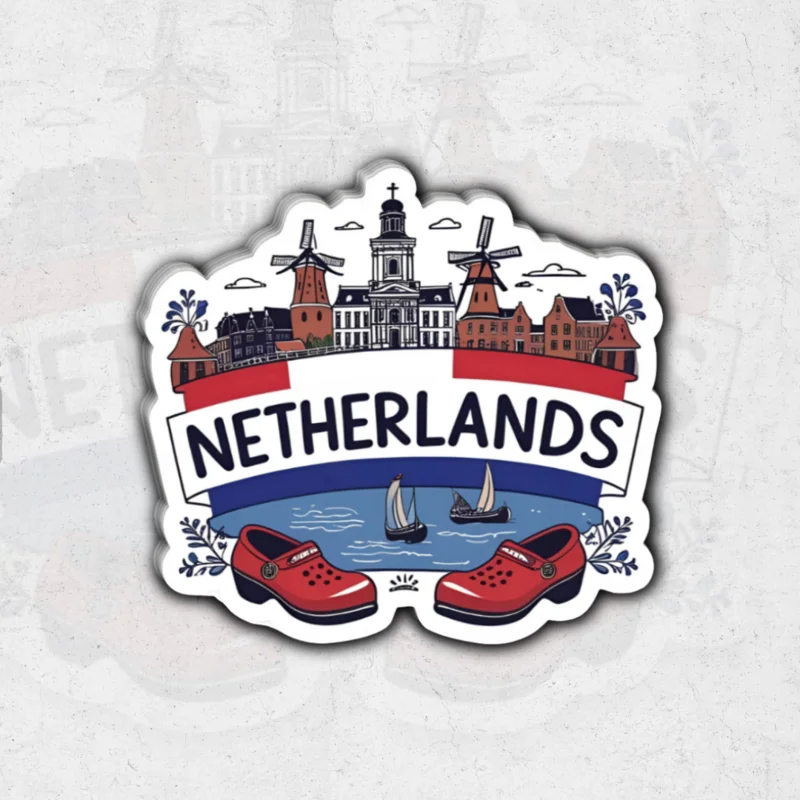 Netherlands country (SK Exclusive)- glossy vinyl sticker