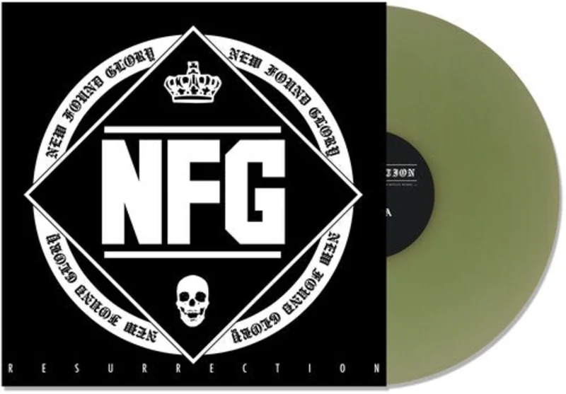 NEW FOUND GLORY 'RESURRECTION' LP - COKE BOTTLE GREEN