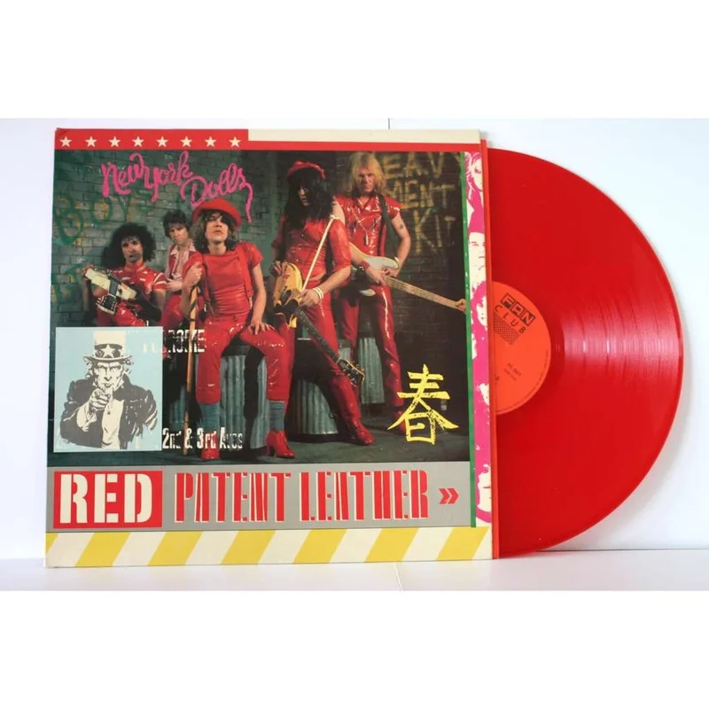 NEW YORK DOLLS 'RED PATENT LEATHER' LP - ORIGINAL RED