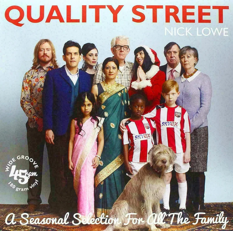 NICK LOWE - QUALITY STREET: A SEASONAL SELECTION FOR ALL THE FAMILY - WITH CD - VINYL LP