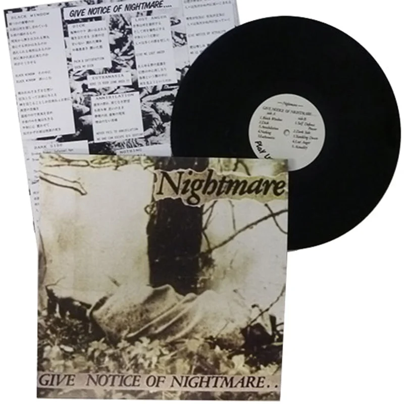 Nightmare: Give Notice of Nightmare 12" black