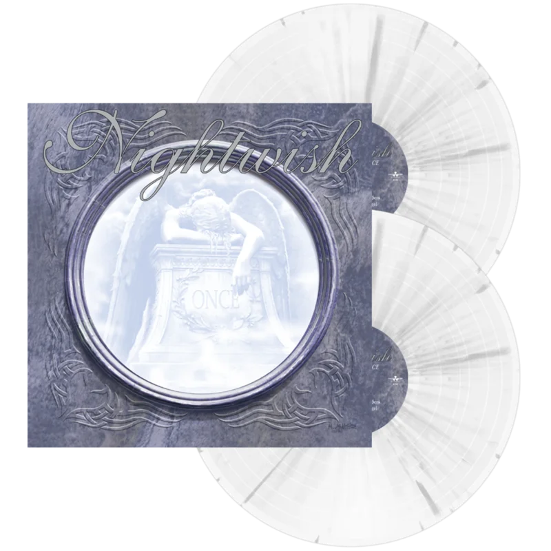 NIGHTWISH 'ONCE' 2LP - WHITE/GREY/SPLATTER