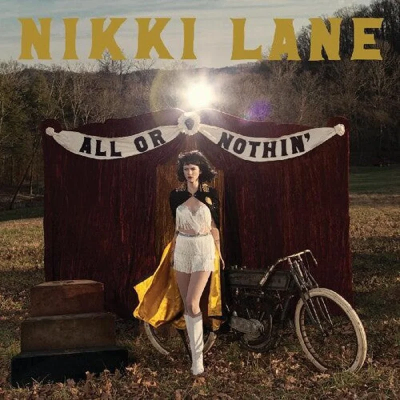 NIKKI LANE 'ALL OR NOTHIN' LP - METALLIC SILVER/YELLOW/SWIRL