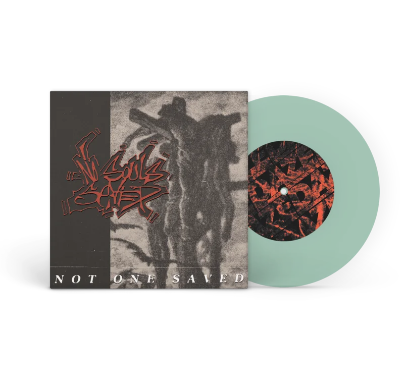 NO SOULS SAVED NO ONE SAVED 7" LP - EXCLUSIVE - LTD. 100 - COKE BOTTLE CLEAR