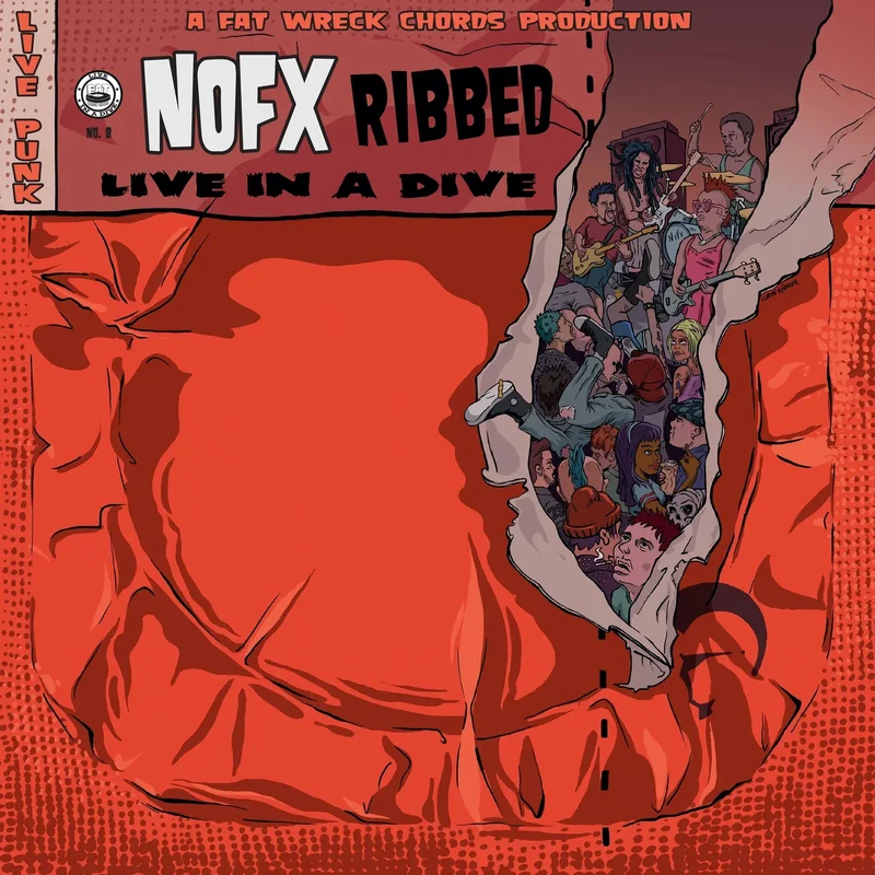 NOFX 'RIBBED - LIVE IN A DIVE' LP