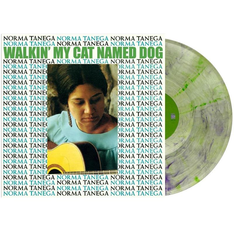 NORMA TANEGA - WALKIN' MY CAT NAMED DOG - GREEN & PURPLE COLOR - VINYL LP