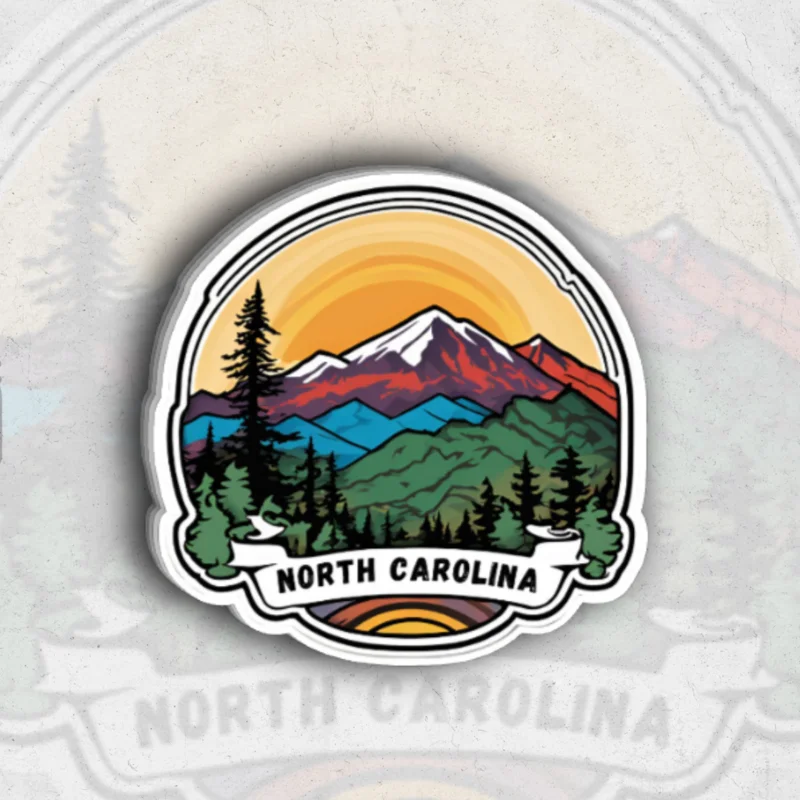 North Carolina (Sk exclusive) - glossy vinyl sticker