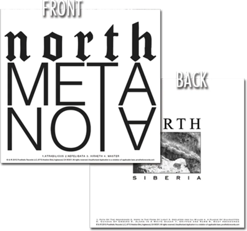 NORTH 'METANOIA/SIBERIA' CD