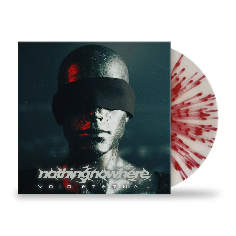 NOTHING,NOWHERE. VOID ETERNAL LP - EXCLUSIVE - LTD. 350 - GREY/RED/SPLATTER