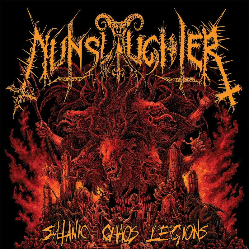 Nunslaughter: Satanic Chaos Legions 12" (orange vinyl) (PRE-ORDER)