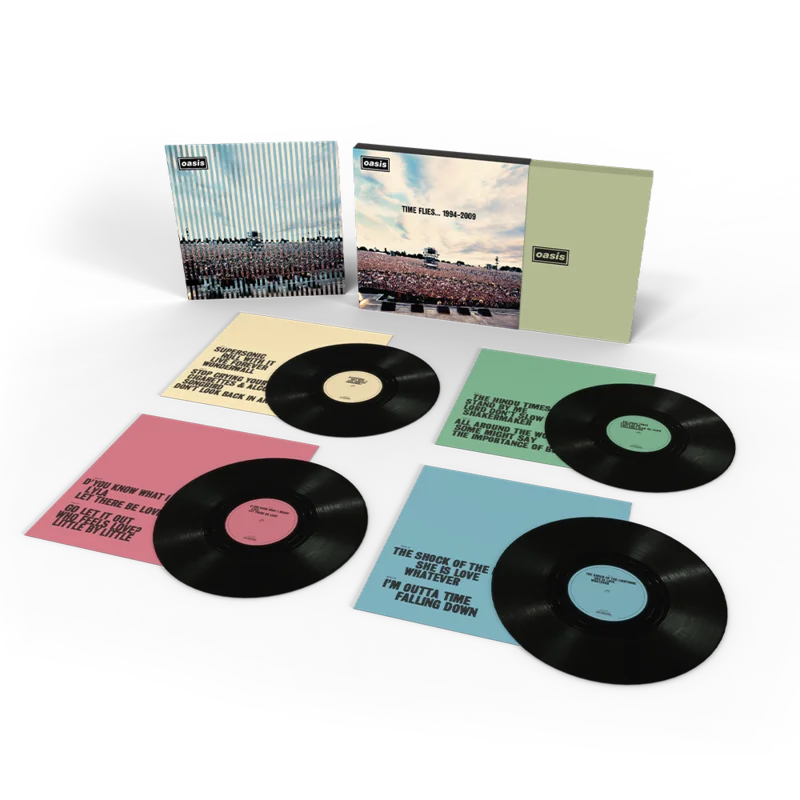 OASIS - TIME FLIES... 1994-2009 - 4-LP - VINYL LP