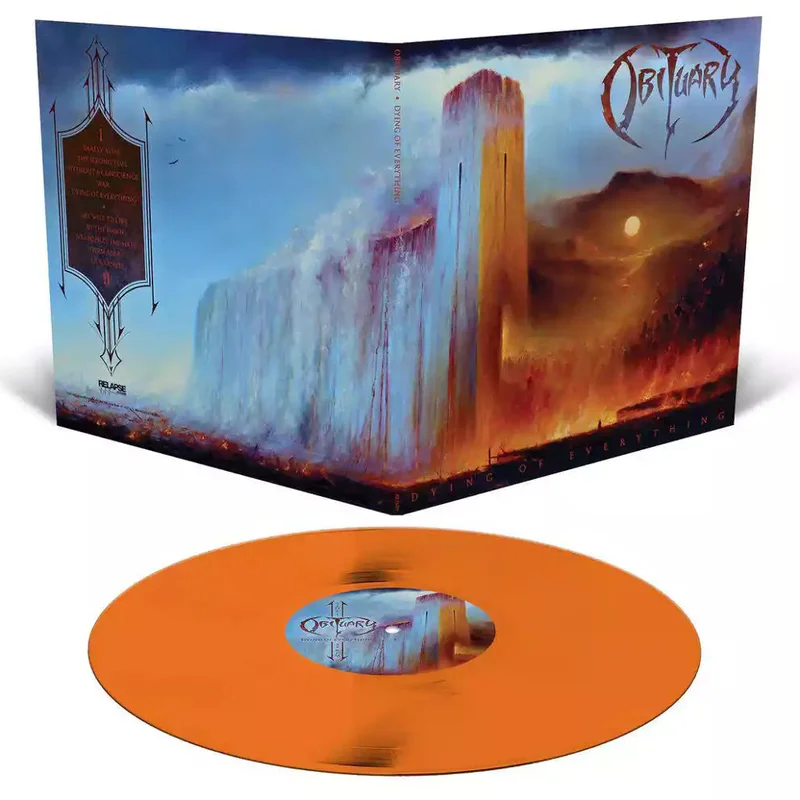 OBITUARY DYING OF EVERYTHING LP - ORANGE KRUSH