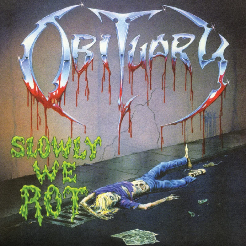 Obituary: Slowly We Rot (Blue) (Bonus Tracks) Colored Vinyl (Red)