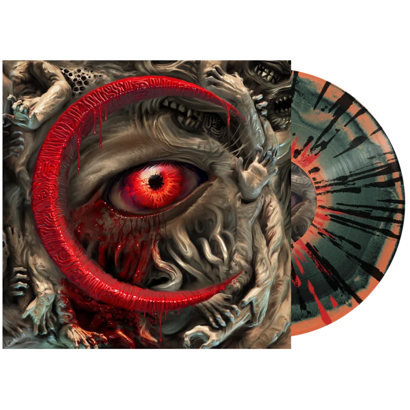 OCEANO LIVING CHAOS LP - EXCLUSIVE - LTD. 100 - BLACK/SWAMP GREEN/ORANG/BLACK/RED/SPLATTER