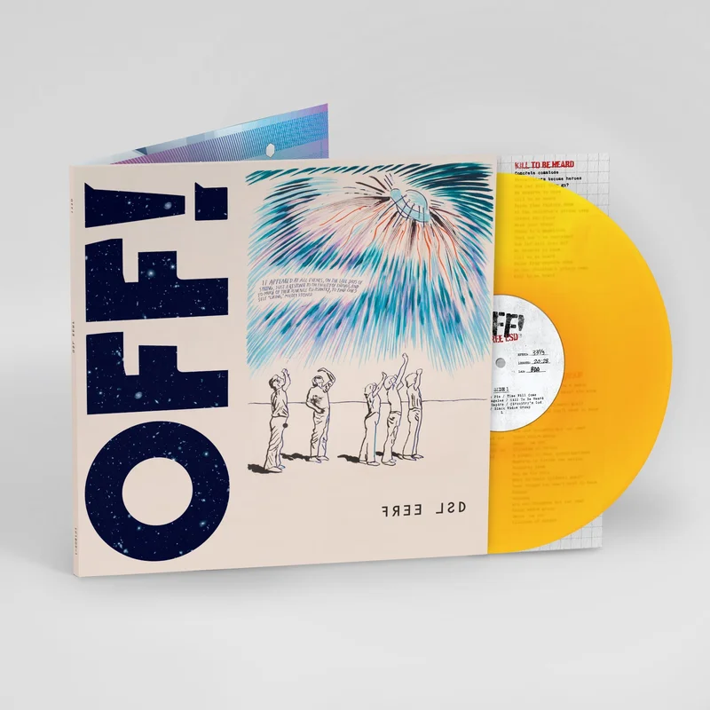 OFF! FREE LSD LP - EXCLUSIVE - LTD. 400 - TRANSLUCENT ORANGE