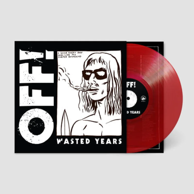OFF! 'WASTED YEARS' LP - TRANSLUCENT RED