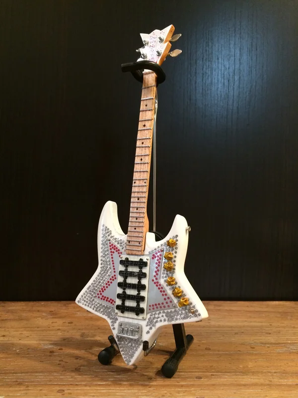 OFFICIALLY LICENSED BOOTSY COLLINS SPACE BASS MINIATURE GUITAR REPLICA COLLECTIBLE