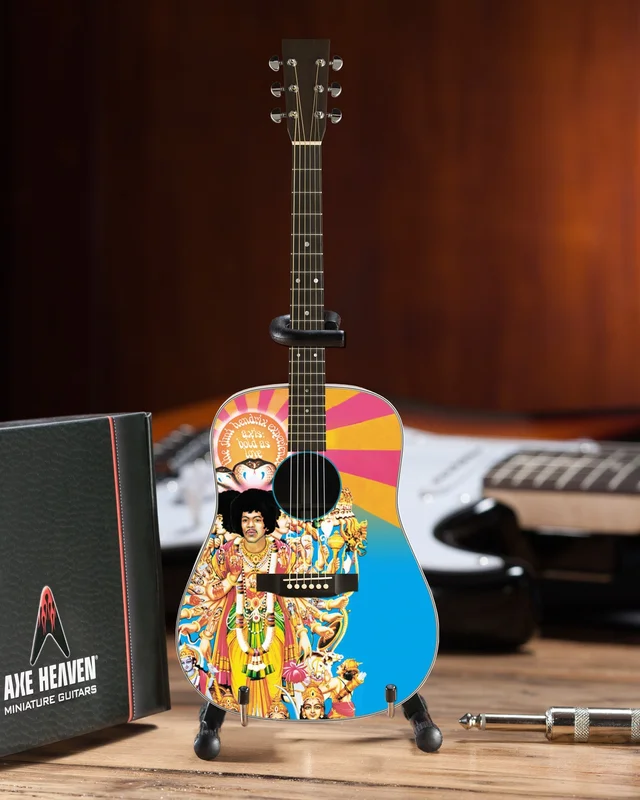 OFFICIALLY LICENSED JIMI HENDRIX AXIS BOLD AS LOVE MINI ACOUSTIC GUITAR MODEL